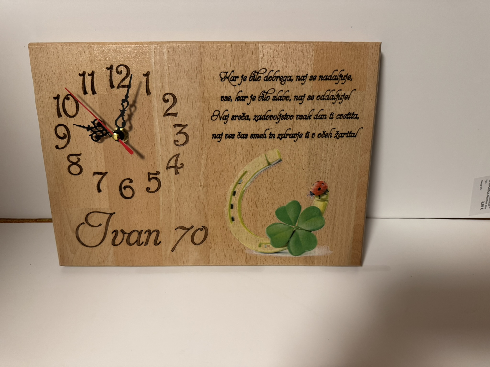 Unikatne ure izdelane po vaših željah Dimenzije 30x50 cm-hudeartles.si